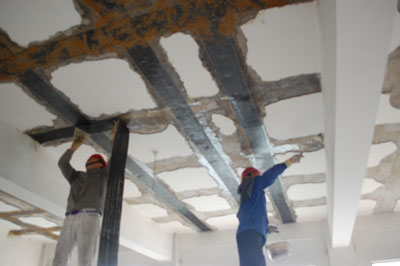 承接阳泉市房屋碳纤维加固 裂缝修复加固工程