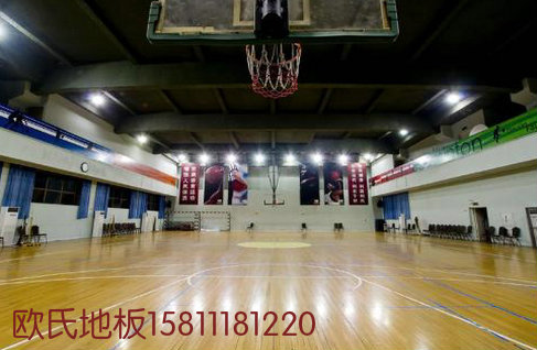 篮球馆木地板体育馆木地板羽毛球地板低价格直销