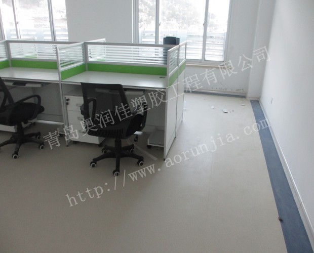 办公室PVC地板 塑胶地板 LG地板