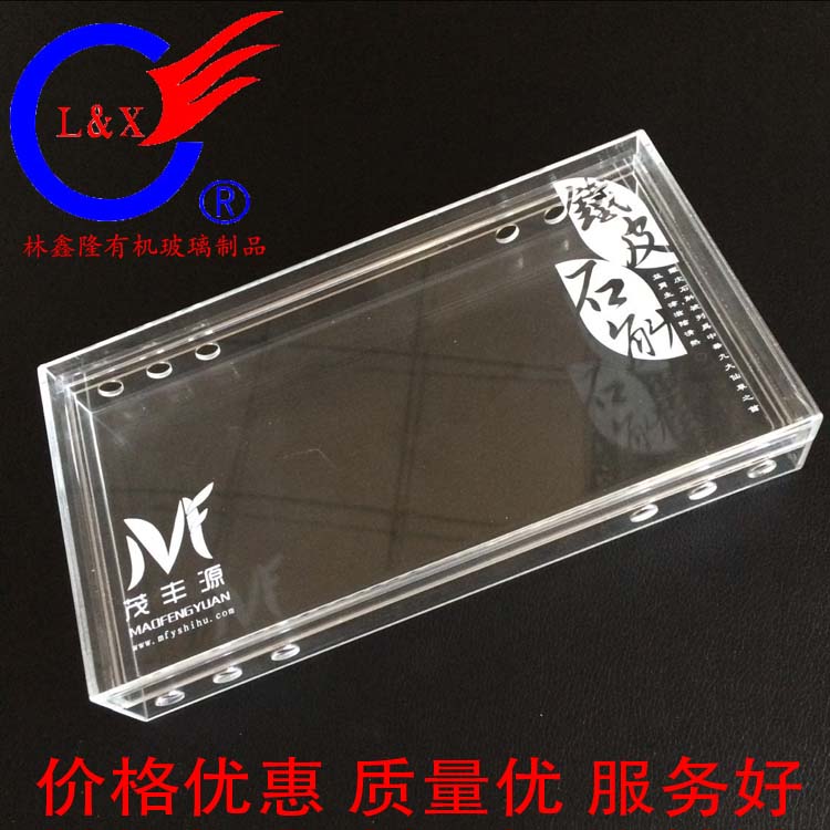 深圳林鑫隆亚克力药材展示盒 有机玻璃陈列盒供应厂家直销