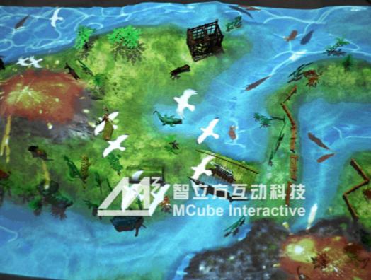 智立方互动科技台面互动投影游戏推荐|北京3D多媒体桌面互动投影游戏