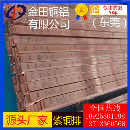 C1020无氧铜排 母线紫铜排 T3国标紫铜排 紫铜排生产厂家