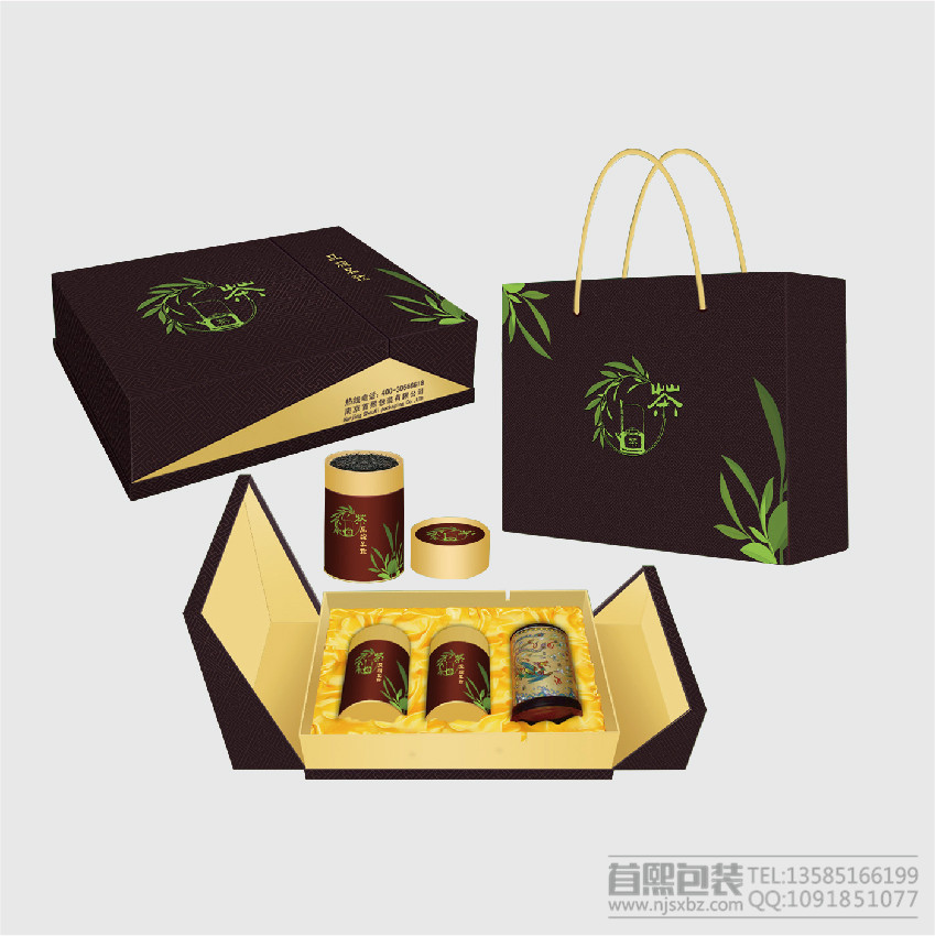 茶叶盒包装 大闸蟹盒定做 蜂蜜包装设计