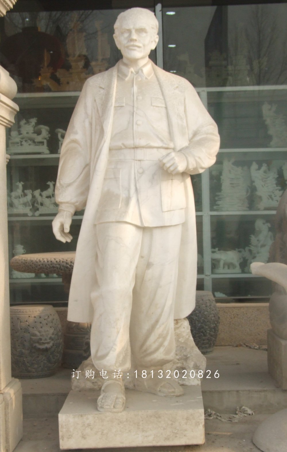 白求恩石雕,医院名人雕塑