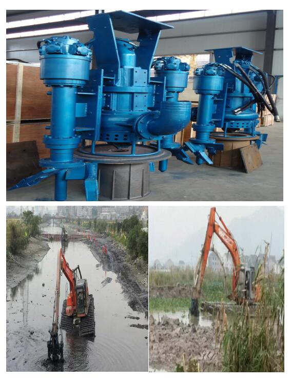 大型水利工程使用挖机绞吸清淤泵
