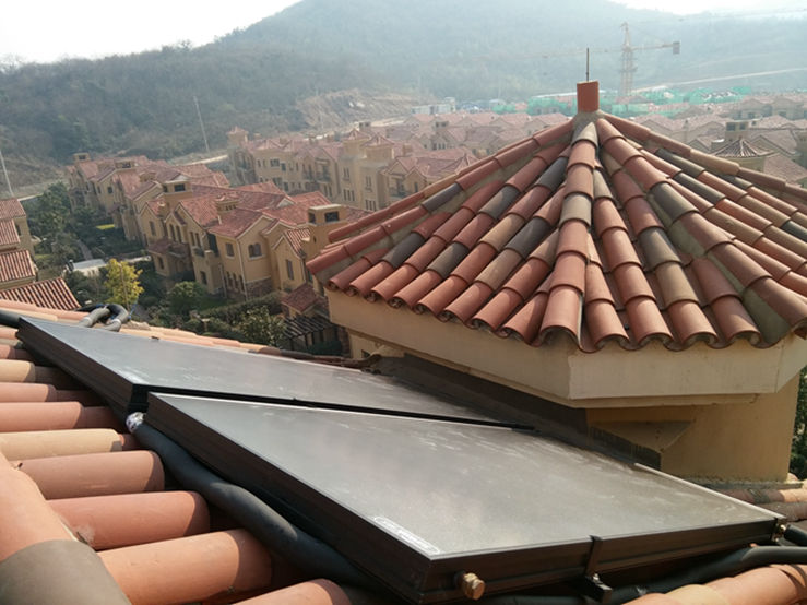 阳台壁挂式太阳能热水器  节能建筑一体化  南京分体式太阳能