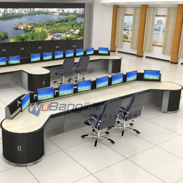 供应厂家直销中国广州伍邦专业定制生产现代风格指挥中心控制台 调度台操作台 WB-DA05
