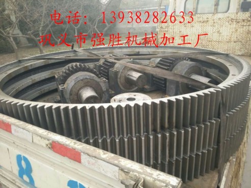 厂家生产优质铸钢烘干机大齿轮