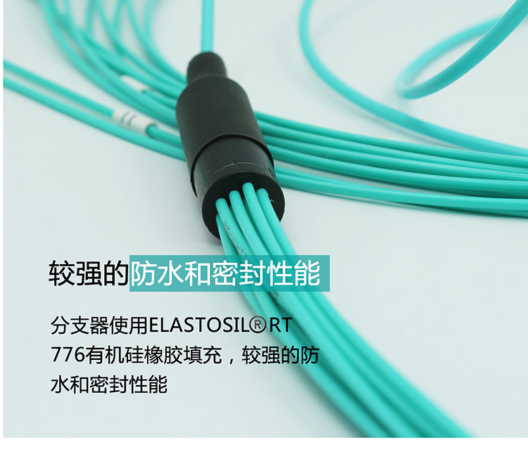 锐和康新品首发预端接微型束状分支LC光缆大容量数据传输可定制