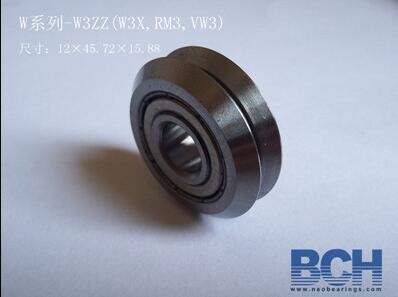 厂家低价供应W1 RM1/ZZ非标W型槽特性轴承