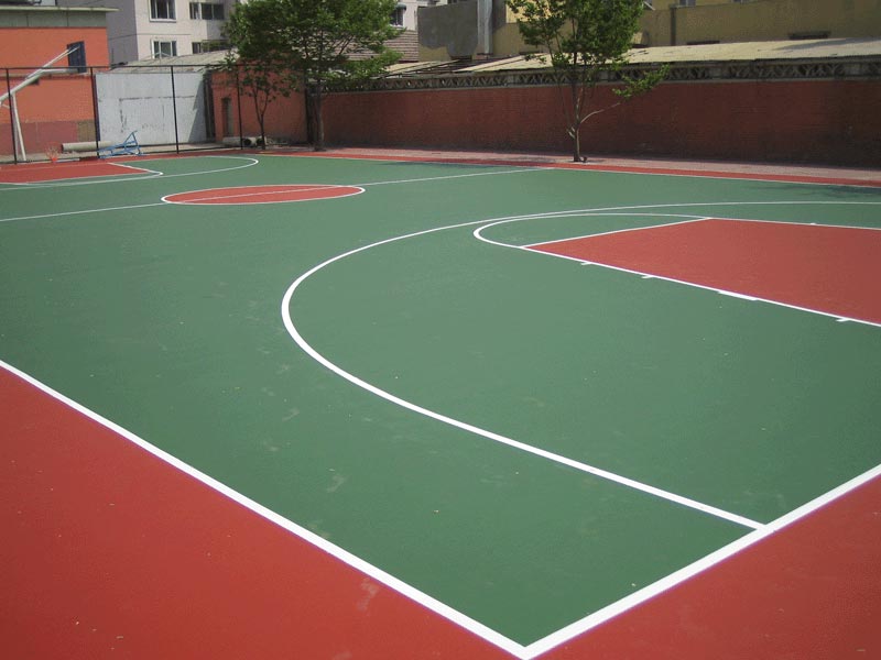 天津室外篮球场悬浮拼装地板-pp地板;天津篮球场塑胶地板安装