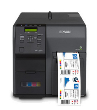 爱普生TM-C7520G 工业高速彩色标签打印机彩色不干胶商标打印机