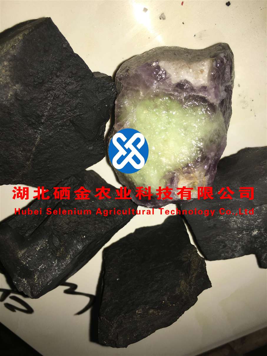 湖北硒金供应selenium ore powder硒矿粉325目Se800PPM,用于枸杞种植。