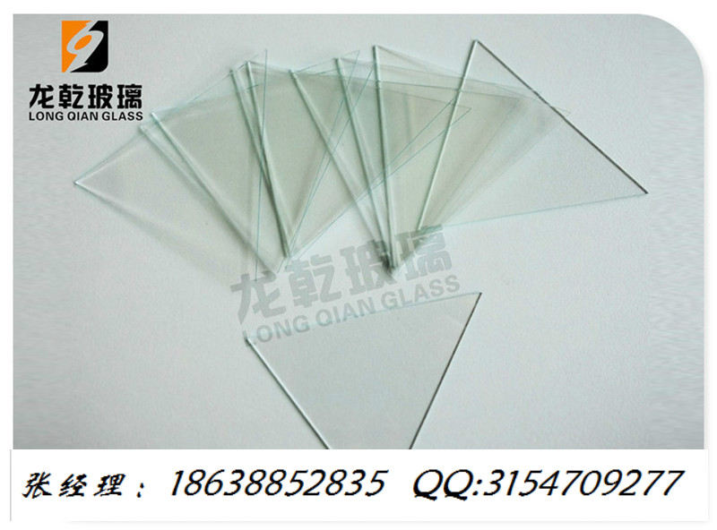 定制钠钙玻璃小片改切圆形/长方形/异形平面加工