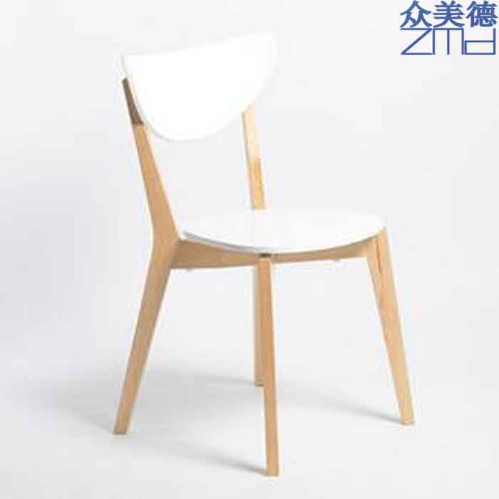 众美德家具厂家定做实木椅子咖啡椅休闲欧式靠背椅