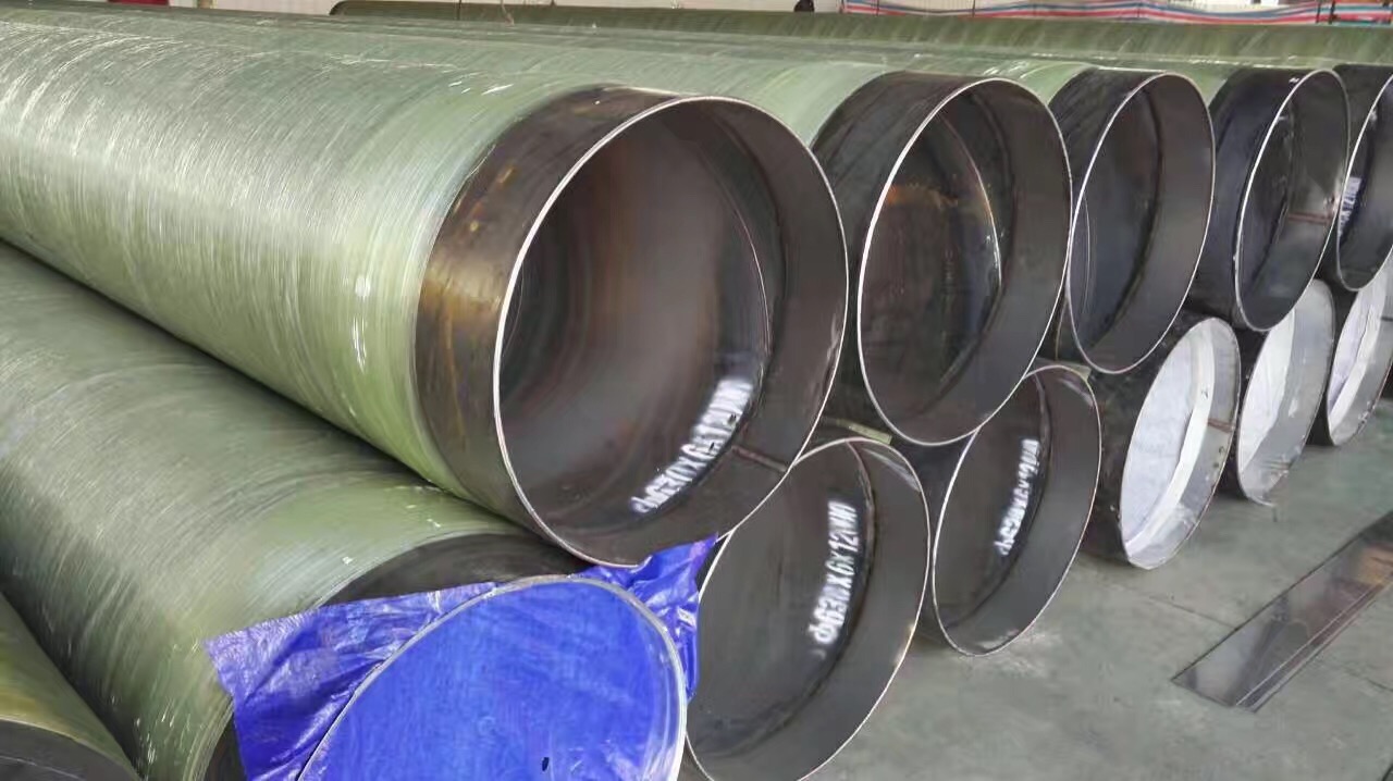 排污专用钢管玻璃钢污水管道钛纳米玻璃钢管材