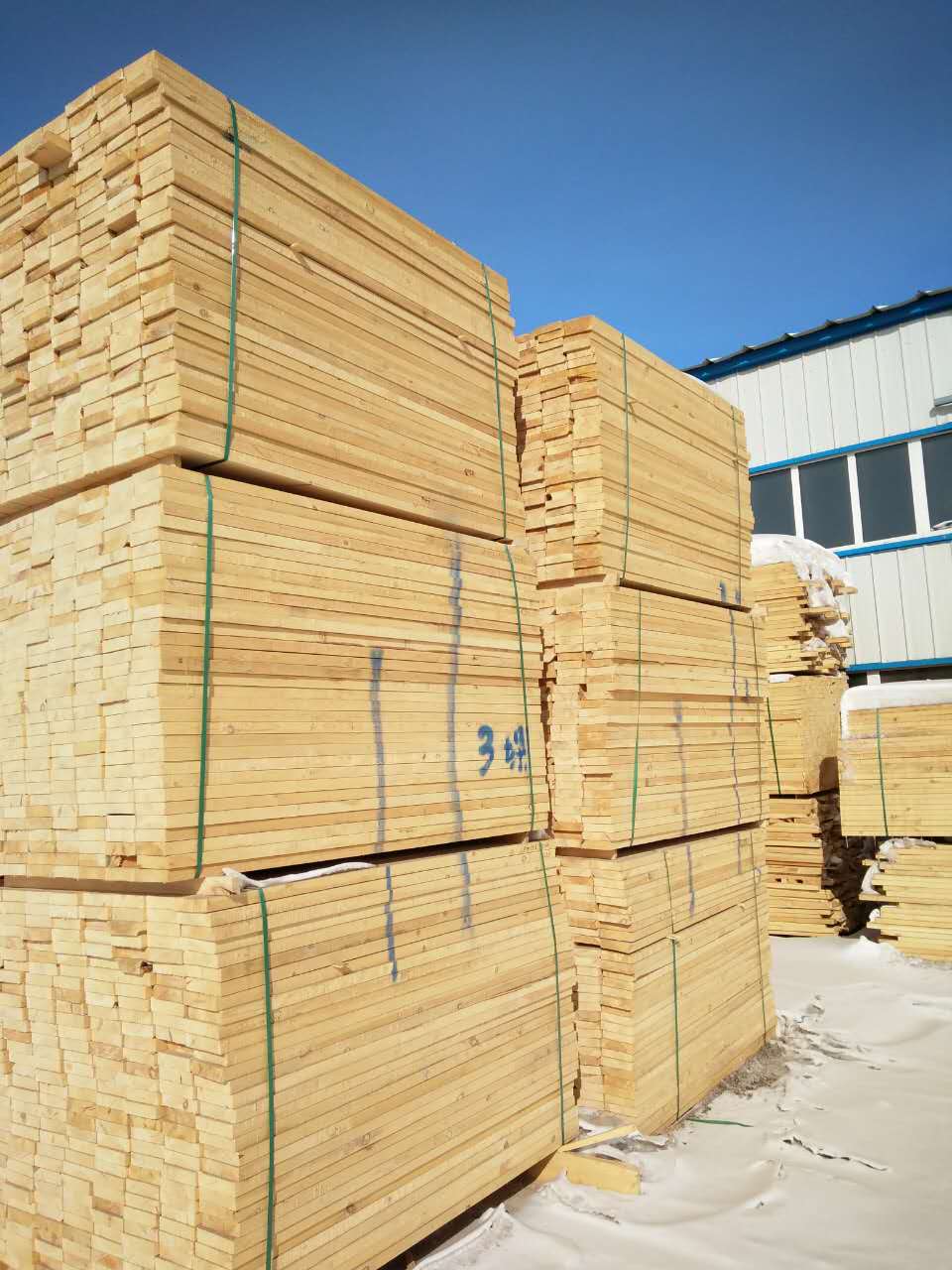 满洲里木材加工厂 樟子松板材 烘干板材 满洲里志立木制品贸易有限公司