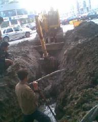上海青浦区挖掘机租赁管道开挖路面破碎