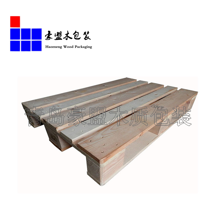 木卡板 出口专用1.05米熏蒸杨木托盘两面进叉批发价