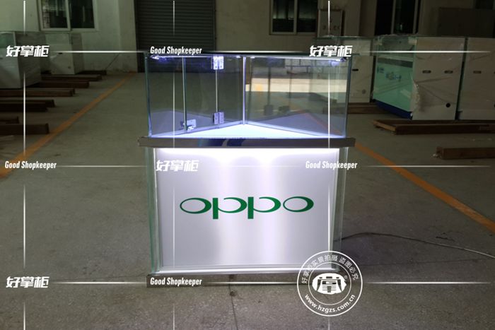 广东OPPO三角柜OPPO手机柜台OPPO灯箱厂家