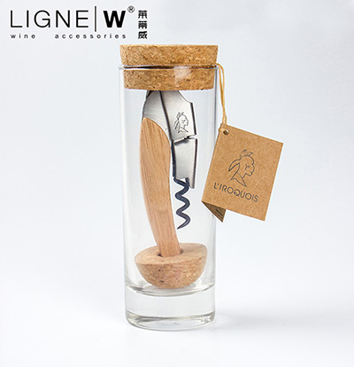 法国LIGNE|W莱蒂威漂流瓶高档红酒开瓶器不锈钢侍酒刀海马刀