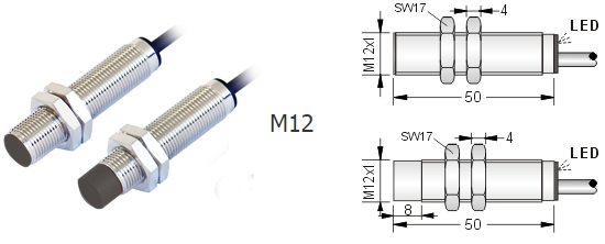 XG-L12F-DNO接近传感器 φ4/φ6.5/M5/M8/M12/M18/M30圆柱形接近开关N