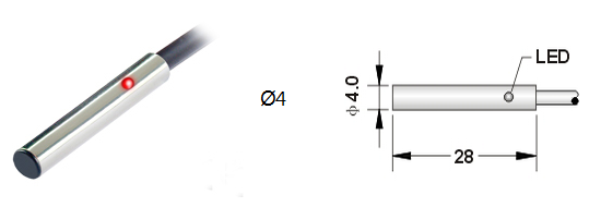 XG-L4F-DN0接近传感器 φ4/M5/M8/M12/M18/M30圆柱形接近开关NPN 常开常