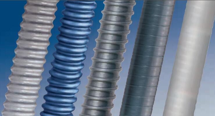 FLEXA灰色PVC含弹簧钢丝保护管,FLEXA蓝色PU含弹簧钢丝保护管,FLEXA 含镀锌钢编织,