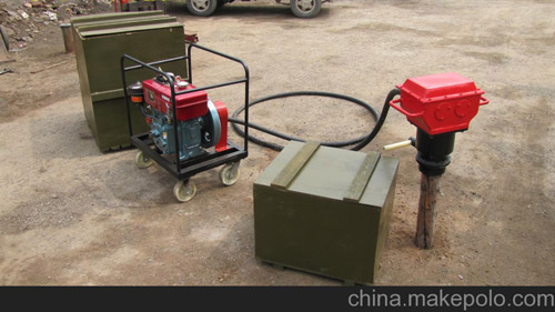 小型打桩机 电动打桩机 防汛打桩机 电动园林打管器厂家直销