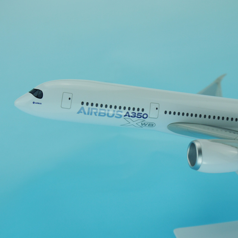 A350仿真塑料飞机模型