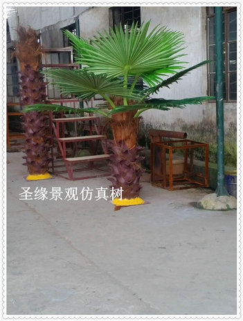 仿真棕榈树定做厂家_假棕榈树_仿真棕榈树 室内外装饰