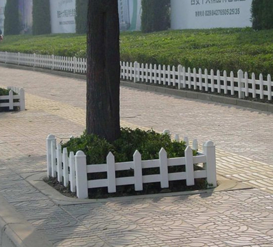 河北秦皇岛绿化护栏生产塑钢护栏彩色PVC护栏