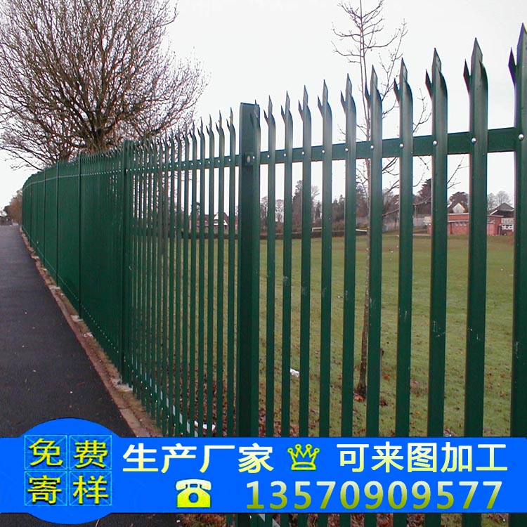 厂家批发 河源小区厂区锌钢围墙护栏 潮州学校隔离栅栏