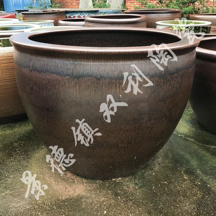 厂家直销景德镇陶瓷 陶瓷大缸 手绘雕刻缸
