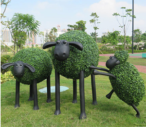 安徽芜湖标识标牌广场绿雕雕塑