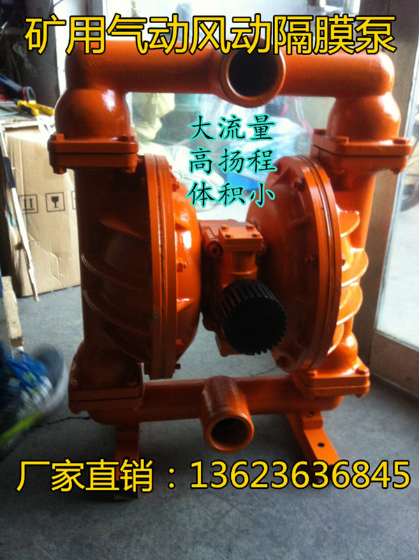 陕西榆林BQG250/0.3矿用耐腐蚀气动隔膜泵