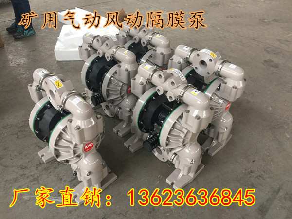 河南省平顶山BQG200/0.3进口气动风动隔膜泵