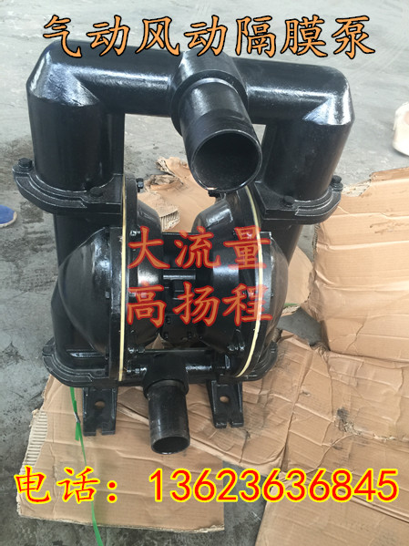 山东济南BQG-350/0.3进口气动风动隔膜泵