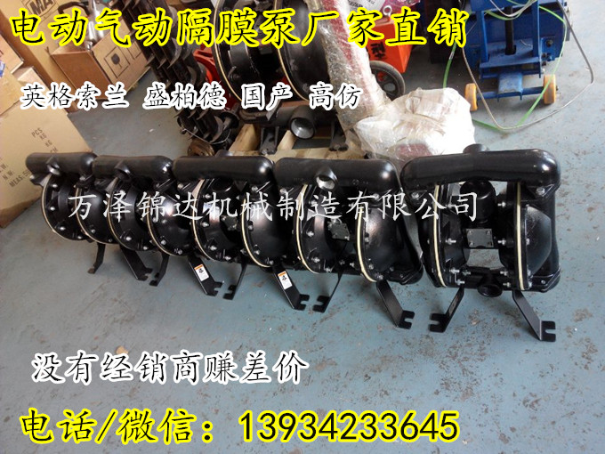 山西太原BQG450/0.2气动隔膜泵铸铁铸钢