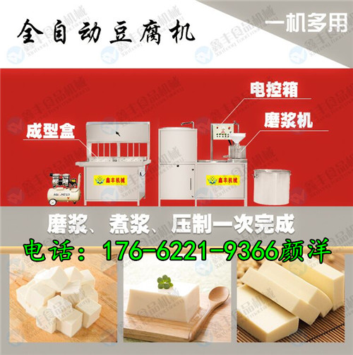 潍坊自动豆腐机 鑫丰豆腐机厂家 豆腐机生产线