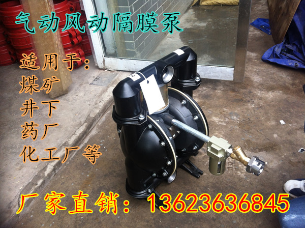 福建宁德市BQG-520/0.5便携式气动风动隔膜泵