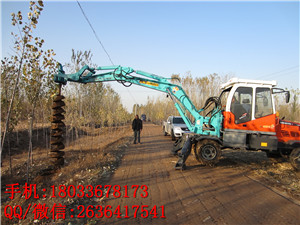 挖掘机式电线杆挖坑机 优质的挖坑机 电线杆挖坑机代理