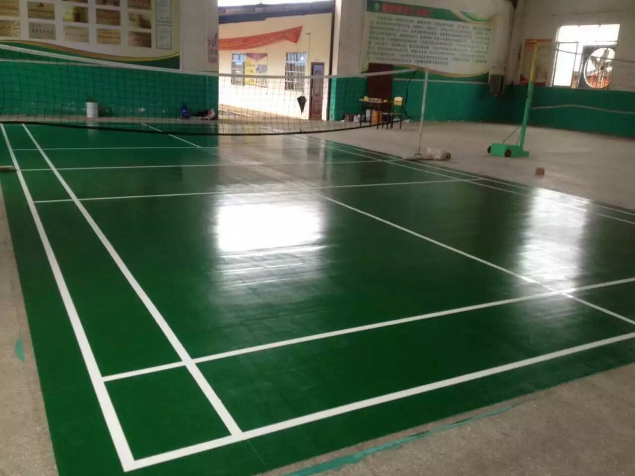 南宁PVC羽毛球场 PVC篮球场地板 南宁PVC地板