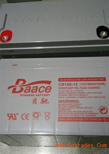 恒力BAACE蓄电池CB26-12铅酸蓄电池12v2