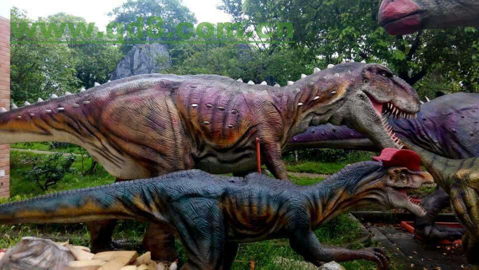 恐龙安装现场 恐龙出租公司 恐龙模型 仿真恐龙