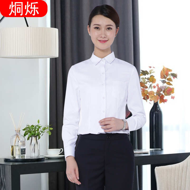 湖南工作服定做春季新款上班女式衬衫工作服