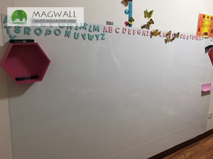 Magwall厂家直销办公居家两用可擦写白板墙贴 磁