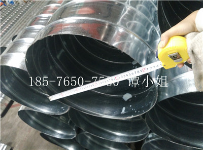 DN200直径的镀锌螺旋风管厂家直销 风管现货批发