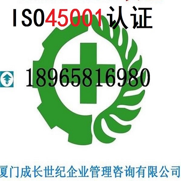 漳州ISO45001认证龙岩ISO45001认证三明