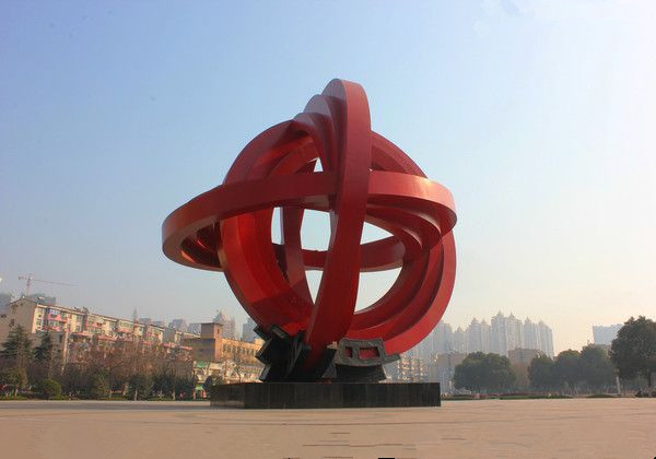 安徽雕塑厂大型广场景观艺术雕塑 不锈钢雕塑定制制作